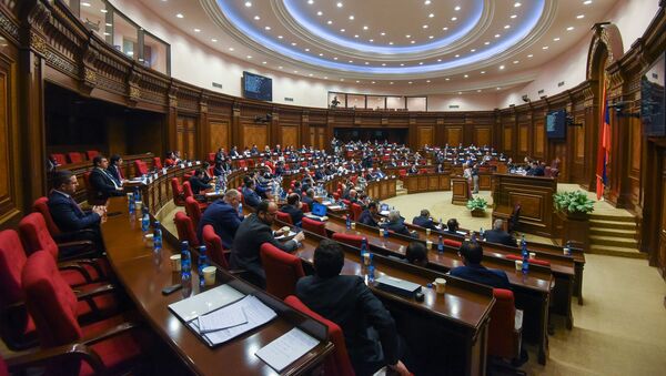 Внеочередное заседание парламента Армении (14 февраля 2019). Еревaн - Sputnik Армения