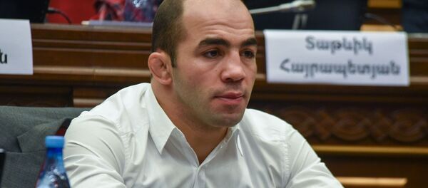 Депутат фракции Мой шаг Арсен Джулфалакян на внеочередном заседании парламента Армении (14 февраля 2019). Еревaн Депутат фракции Мой шаг Арсен Джулфалакян на внеочередном заседании парламента Армении (14 февраля 2019). Еревaн - Sputnik Армения