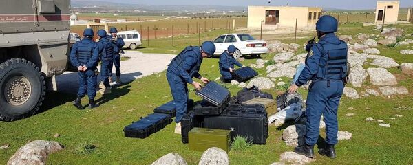 Армянские саперы в Сирии - Sputnik Армения