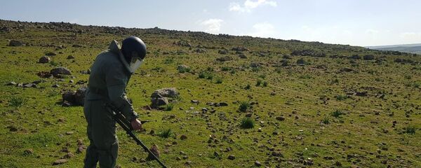 Армянские саперы в Сирии - Sputnik Армения