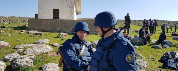 Армянские саперы в Сирии - Sputnik Армения