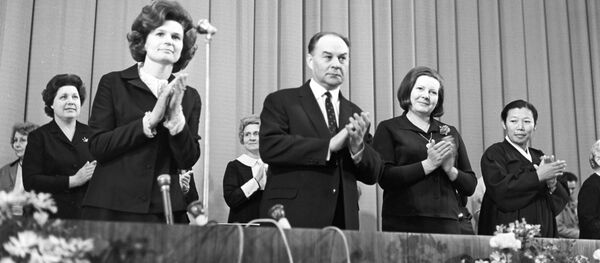 председатель Всесоюзного центрального совета профсоюзов Александр Шелепин на симпозиуме В.И.Ленин о роли женщин в обществе (17 февраля 1970). Москвa председатель Всесоюзного центрального совета профсоюзов Александр Шелепин на симпозиуме В.И.Ленин о роли женщин в обществе (17 февраля 1970). Москвa - Sputnik Արմենիա