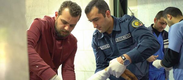 Врачи армянской гуманитарной миссии в Сирии - Sputnik Армения