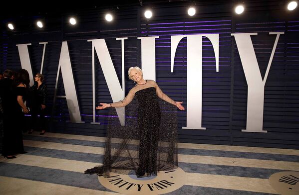 Актриса Гленн Клоуз прибывает на Vanity Fair Oscar Party 2019 в центр исполнительских искусств Уоллиса Анненберга (24 февраля 2019). Беверли-Хиллз - Sputnik Армения