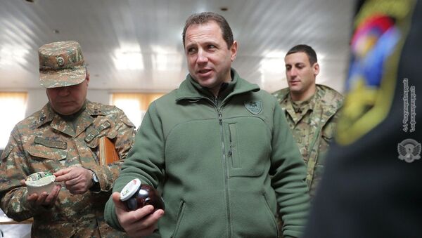 Министр обороны Давид Тоноян посетил с рабочим визитом Тавушскую область (26 февраля 2019). Армения - Sputnik Армения