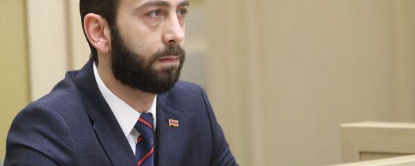 Спикер Национального Собрания Армении Арарат Мирзоян на заседании Софета Федерации России (27 февраля 2019). Москва - Sputnik Армения