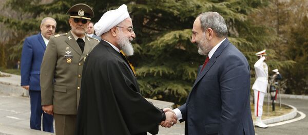 Официальный визит премьер-министра Армении Никола Пашиняна в Иран (27 февраля 2019). Тегеран - Sputnik Արմենիա