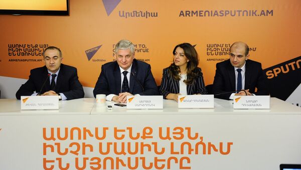 Пресс-конференция по теме открытия первой международной научно-образовательной школы в Дилижане - Sputnik Армения