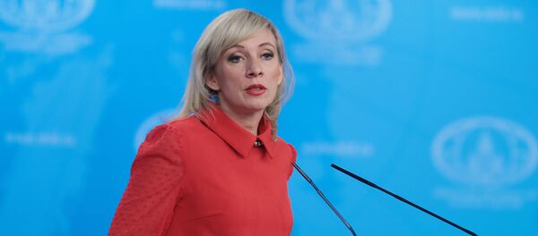 Официальный представитель МИД России Мария Захарова на еженедельном брифинге (28 февраля 2019). Москвa - Sputnik Արմենիա