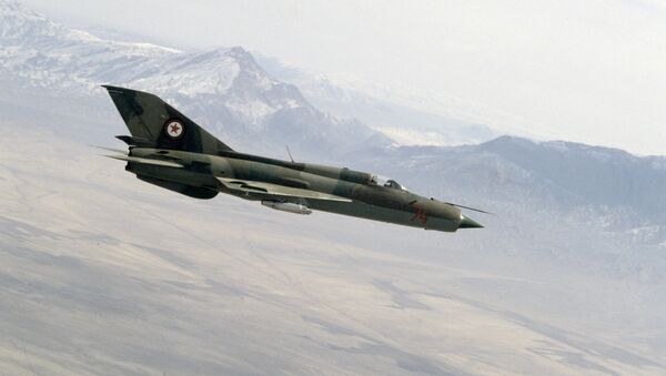 Афганские истребители советского производства МиГ-21 (1988 год). - Sputnik Армения