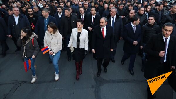 Шествие в память погибших 1-2 марта 2008 года в Ереване. - Sputnik Армения