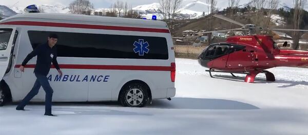 Փորձարկում ենք պացիենտի տարհանումը Դիլիջանից - Sputnik Արմենիա