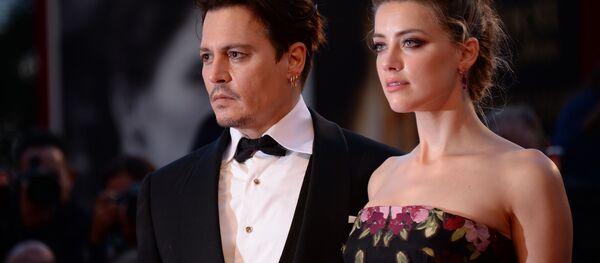 Актеры Джонни Депп и Эмбер Херд на премьере фильма Девушка из Дании в рамках 72-го Венецианского международного кинофестиваля (5 сентября 2015). Венеция - Sputnik Армения