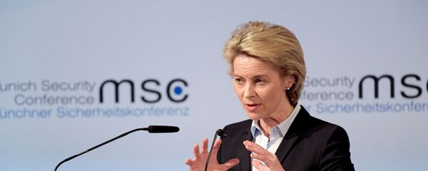 Министр обороны ФРГ Урсула фон дер Ляйен на 53-й Мюнхенской конференции по безопасности. - Sputnik Армения