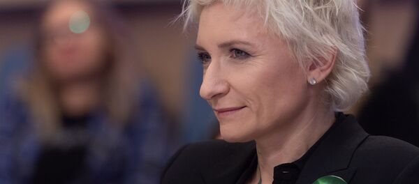 Солистка группы Ночные снайперы, певица Диана Арбенина во время пресс-конференции проекта Ты супер! Суперсезон (4 марта 2019). Москвa - Sputnik Армения