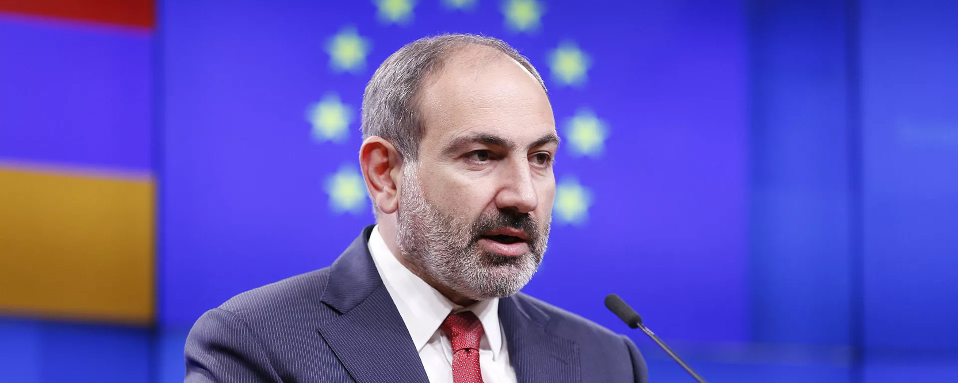 Премьер-министр Армении Никол Пашинян встретился с председателем Европейского совета Дональдом Туском (5 марта 2018). Брюссель - Sputnik Армения, 1920, 28.05.2021