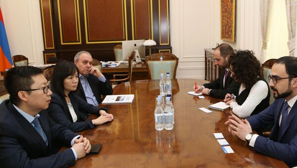 Встреча вице-премьера Тиграна Авиняна с представителями китайской компании АВИК - Sputnik Արմենիա