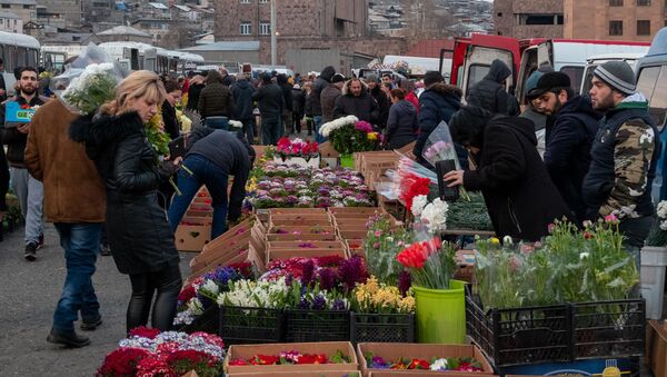 Цветочный рынок - Sputnik Армения