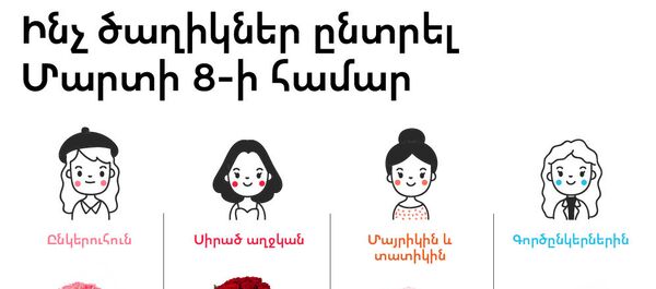 Ինչ ծաղիկներ ընտրել Մարտի 8-ի համար - Sputnik Արմենիա