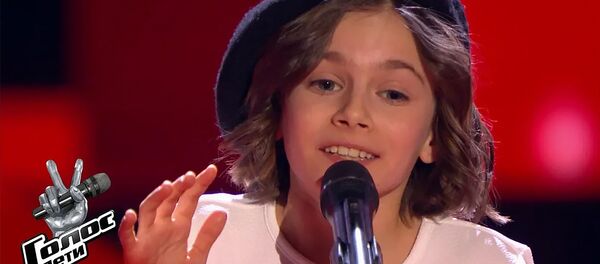 Александра Харазьян. «Padam… padam...» - Слепые прослушивания - Голос.Дети - Sputnik Армения