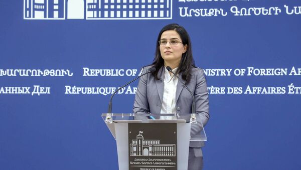 Пресс-секретарь МИД Армении Анна Нагдалян - Sputnik Армения
