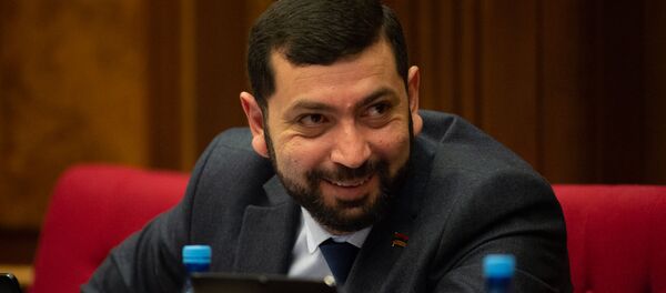 Депутат от фракции Мой Шаг Рустам Бакоян на пленарном заседании Парламента Армении (5 марта 2019). Еревaн Депутат от фракции Мой Шаг Рустам Бакоян на пленарном заседании Парламента Армении (5 марта 2019). Еревaн - Sputnik Արմենիա