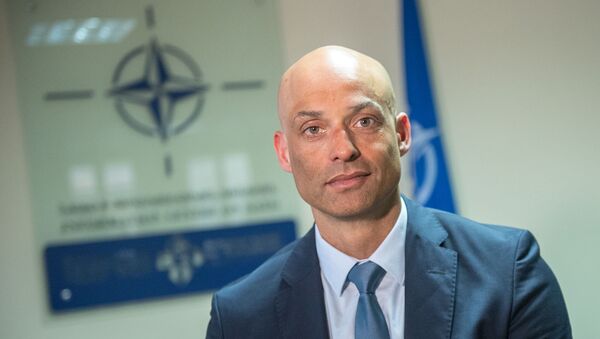 Пресс-конференция спецпредставителя НАТО на Южном Кавказе Джеймса Аппатурая (11 марта 2019). Еревaн - Sputnik Արմենիա