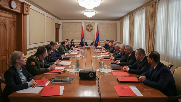 Заседание совета безопасности Армении и Карабаха (12 марта 2019). Степанакерт - Sputnik Армения