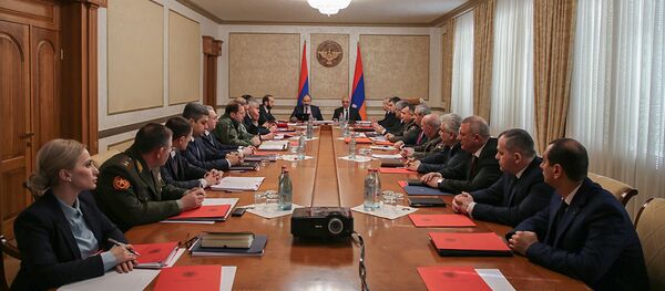 Заседание совета безопасности Армении и Карабаха (12 марта 2019). Степанакерт - Sputnik Армения