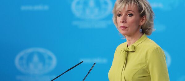 Мария Захарова во время еженедельного брифинга (15 марта 2019). Москвa - Sputnik Армения