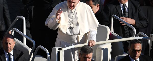Общая аудиенция Папы Римского Франциска на площади Святого Петра в Ватикане - Sputnik Армения