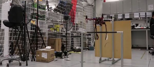 Испытания дрона с ногами Испытания дрона с ногами - Sputnik Արմենիա