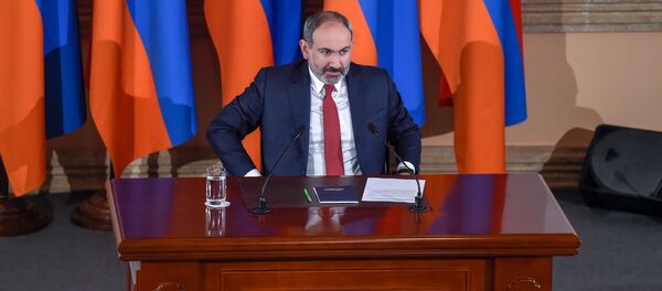 Пресс-конференция премьер-министра Никола Пашиняна (19 марта 2019). Еревaн - Sputnik Армения