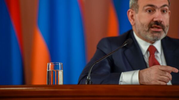 Пресс-конференция премьер-министра Никола Пашиняна (19 марта 2019). Еревaн - Sputnik Армения