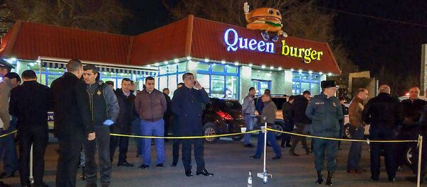 Оцепленная территория места преступления Оцепленная территория места преступления - Sputnik Արմենիա