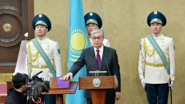 Церемония передачи полномочий президента Казахстана К. Токаеву - Sputnik Արմենիա