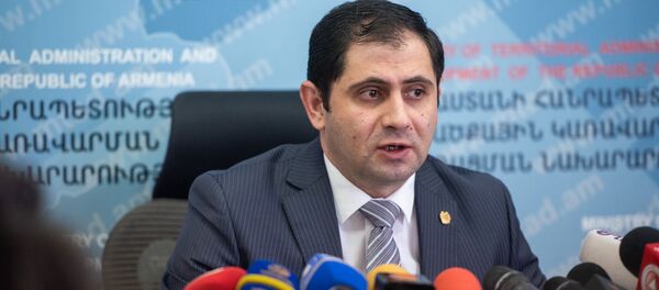 Пресс-конференция министра территориального управления и развития Сурена Папикяна (20 марта 2019). Еревaн - Sputnik Արմենիա