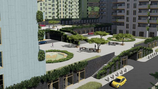 Самое высокое здание в Ереване: в столице Армении строят комплекс для молодых семей - Sputnik Армения