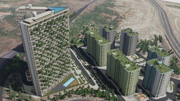 Самое высокое здание в Ереване: в столице Армении строят комплекс для молодых семей - Sputnik Армения