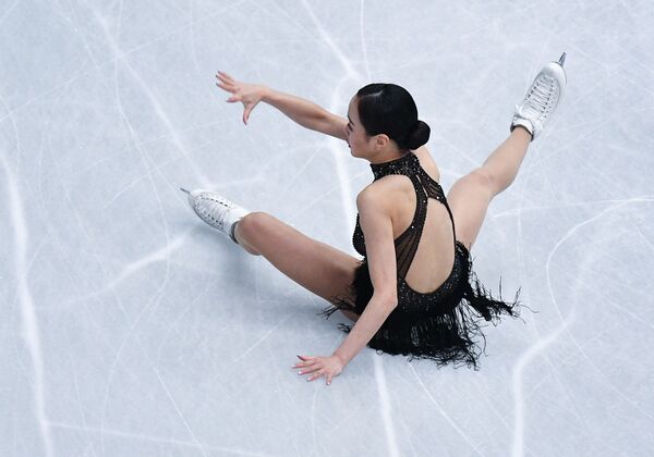 Выступление Лим Ын Су (Республика Корея) в произвольной программе женского одиночного катания на чемпионате мира по фигурному катанию (22 марта 2019). Сайтама, Япония - Sputnik Армения