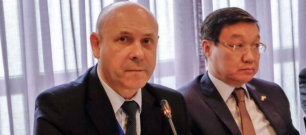 Чрезвычайный и Полномочный посол Беларуси в Армении Игорь Назарук на конференции Духовные ценности и современное государство (25 марта 2019). Еревaн - Sputnik Армения