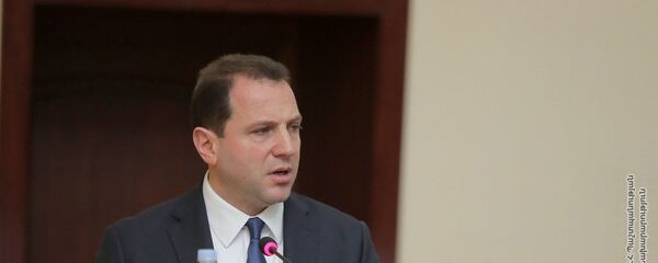 Министр обороны Армении Давид Тоноян во время оперативных сборов командного состава (25 марта 2019). Еревaн - Sputnik Армения