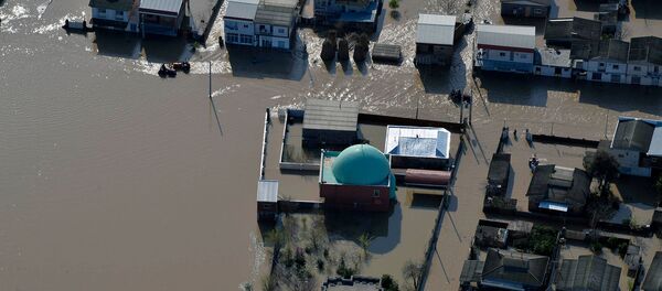 Затопленные улицы в северной иранской деревне Агх-Галех (23 марта 2019). Иран Затопленные улицы в северной иранской деревне Агх-Галех (23 марта 2019). Иран - Sputnik Армения