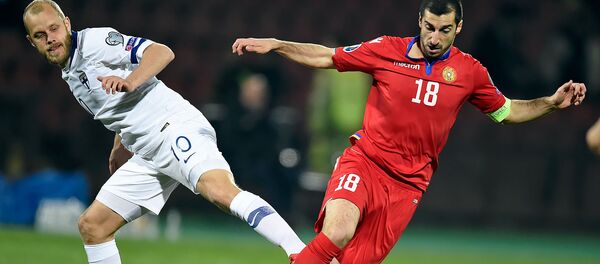 Отборочный матч Евро-2020 между сборными Армении и Финляндии (26 марта 2019). Еревaн Отборочный матч Евро-2020 между сборными Армении и Финляндии (26 марта 2019). Еревaн - Sputnik Армения