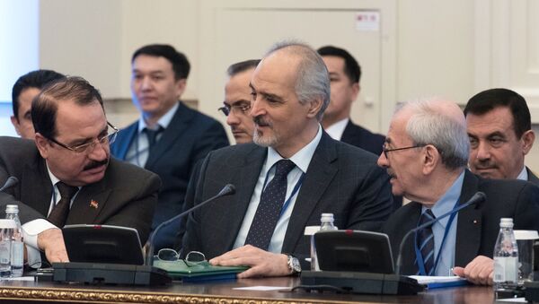 Постоянный представитель Сирии при ООН и глава делегации правительства Сирии Башар аль-Джафари - Sputnik Армения