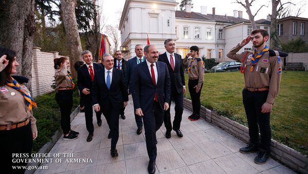Премьер-министр Никол Пашинян встретился с представителями армянской диаспоры Австрии (29 марта 2019). Вена - Sputnik Армения