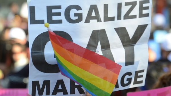 Тайвань. ЛГБТ активисты вышли на улицы с требованием узаконить однополые браки - Sputnik Արմենիա