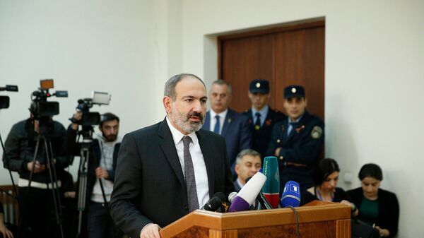 Премьер-министр Никол Пашинян посетил суд общей юрисдикции административного района Шенгавит в качестве свидетеля и дал показания по делу от 31 марта 2017 года (3 апреля 2019). Еревaн - Sputnik Армения