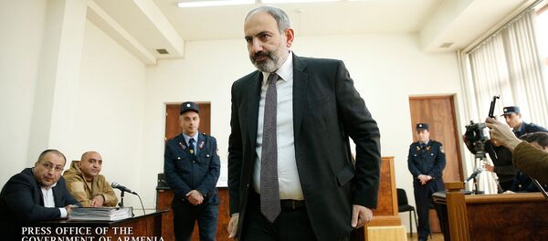 Премьер-министр Никол Пашинян посетил суд общей юрисдикции административного района Шенгавит в качестве свидетеля и дал показания по делу от 31 марта 2017 года (3 апреля 2019). Еревaн - Sputnik Армения