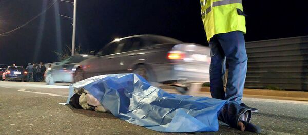 Наезд с летальным исходом на проспекте Адмирала Исакова (3 апреля 2019). Еревaн - Sputnik Армения